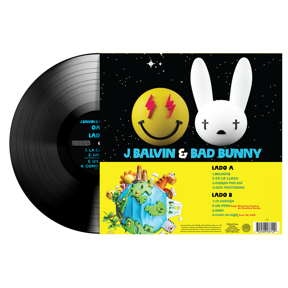 Oasis Standard 1LP Vinyl (J Balvin & Bad Bunny)