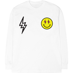 Smiley Long Sleeve White Front